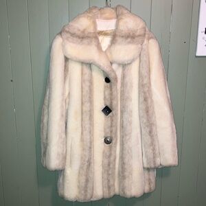 Vintage 70s ILGWU Women’s Union Faux fur Coat